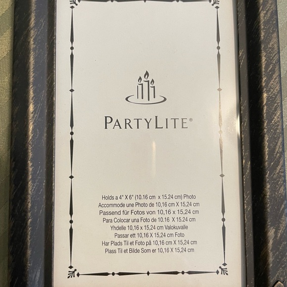 PartyLite Black and Gold Metal Wall Sconce Pair - Picture 6 of 6